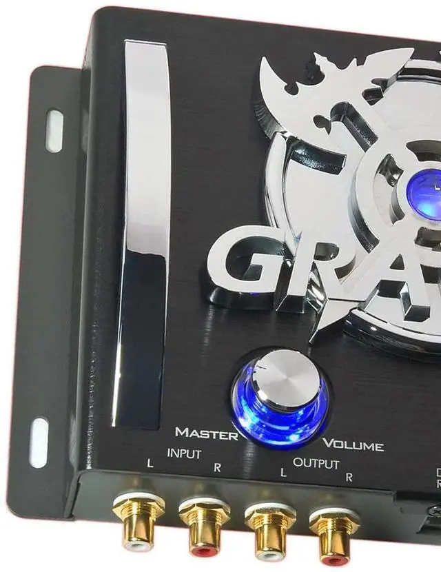 Alt view image 3 of 5 - Gravity GR-BASS 2.0 Car Audio Digital Bass Processor, Bass Maximizer & Sound Restoration, Subsonic Filter, and 15V RMS w/Illumination Light and Bass Knob Control (GR-BASS2.0)
