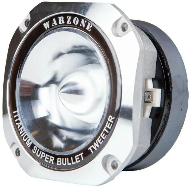 Alt view image 4 of 5 - Gravity 2X WZ50TW 1500W Heavy Duty Titanium Super Tweeter Loud Speaker 4-Ohms - Pair (2 Pieces) for Car, Van, ATV, Motorcycle, and Competition