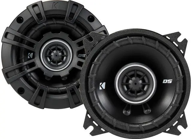 Main image of Kicker DSC40 4-Inch (100mm) Coaxial Speakers, 4-Ohm (Pair)
