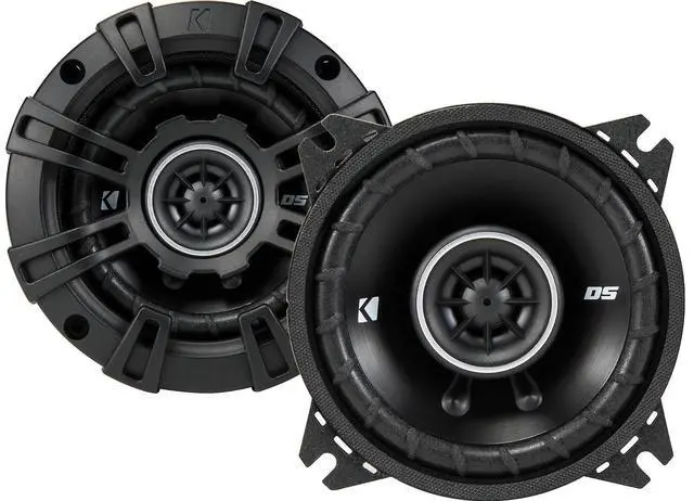 Alt view image 2 of 5 - (2) Kicker 43DSC404 4-Inch 4 Ohm Coaxial Car Speakers - (1) Pair
