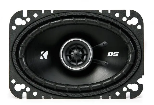 Alt view image 5 of 5 - Kicker DSC460 4x6-Inch (100x160mm) Coaxial Speakers, 4-Ohm (Pair)