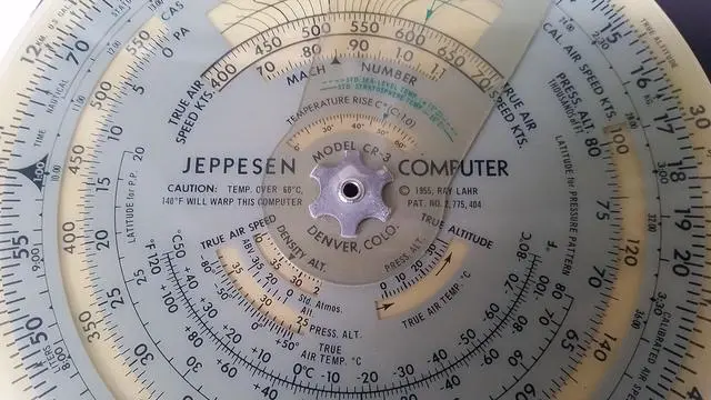 Alt view image 3 of 3 - Jeppesen CR-3 Circular Computer (6" Diameter) JS514237