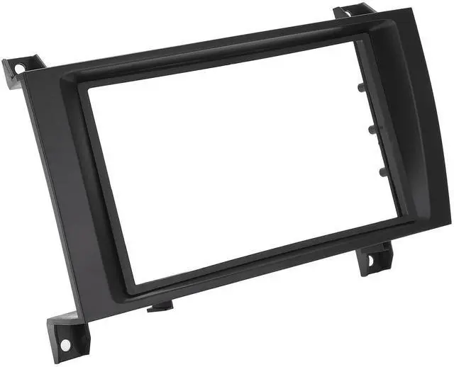 Alt view image 2 of 5 - Qiilu Double DIN Dash Kit, Double DIN Installation Dash Kit Central Control CD Radio Fascia Dash Panel Replacement for SLK R171 20042011