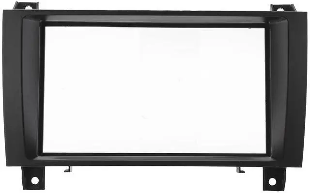 Alt view image 4 of 5 - Qiilu Double DIN Dash Kit, Double DIN Installation Dash Kit Central Control CD Radio Fascia Dash Panel Replacement for SLK R171 20042011