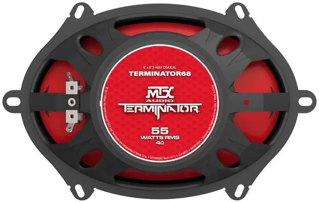 Alt view image 3 of 4 - MTX Terminator 68 5 by 7 Inch Speaker Pair with 55 Watt RMS Power Capability