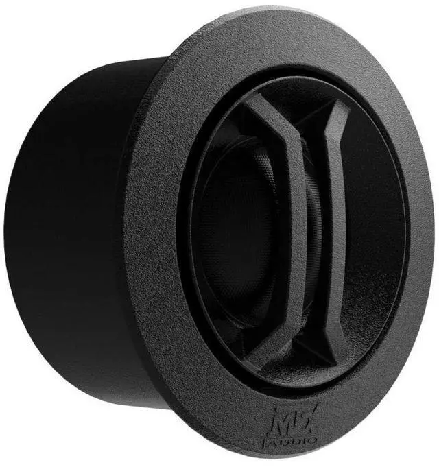 Alt view image 5 of 5 - MTX Terminator Series 6.5 Inch Woofer Cone Component 2-Way Speaker Pair with 45 Watt RMS, Black/Red
