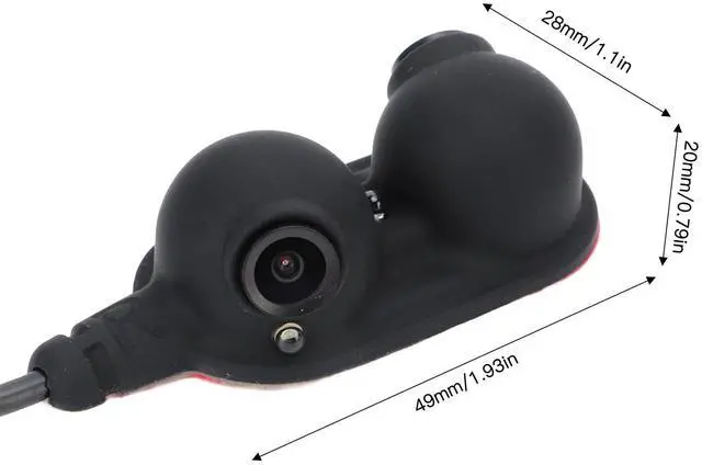 Alt view image 2 of 5 - Blind Spot Mirrors Car Door Side View Blind Spot Camera Night Vision IP68 for Truck RV Van Trailer Emergency Vehicle(Right)