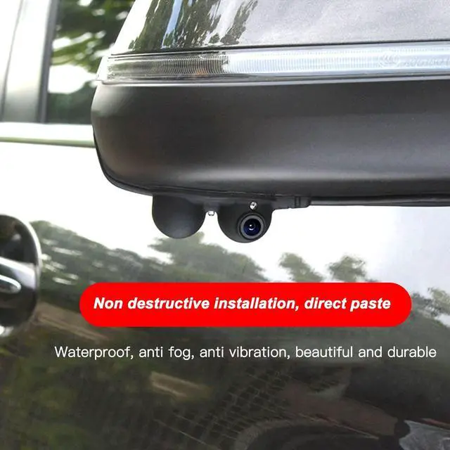 Alt view image 4 of 5 - Blind Spot Mirrors Car Door Side View Blind Spot Camera Night Vision IP68 for Truck RV Van Trailer Emergency Vehicle(Right)