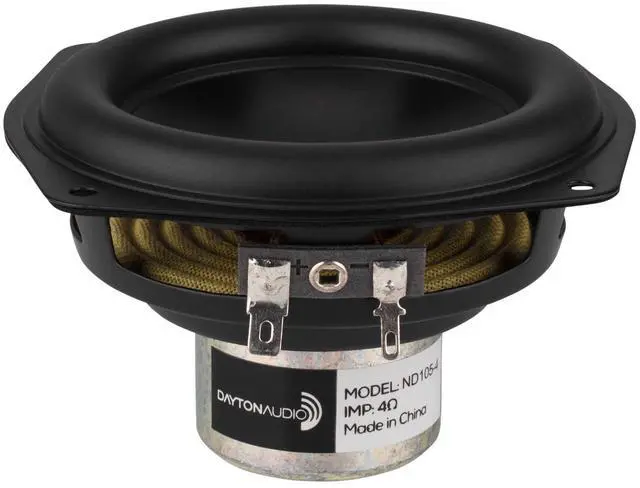Main image of Dayton Audio ND105-4 4" Aluminum Cone Midbass Neo Driver 4 Ohm