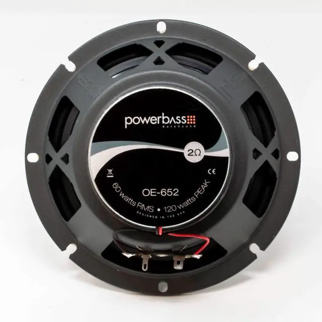 Alt view image 5 of 5 - PowerBass OE-652-6.5" Coaxial Speakers 2-Ohm - Pair
