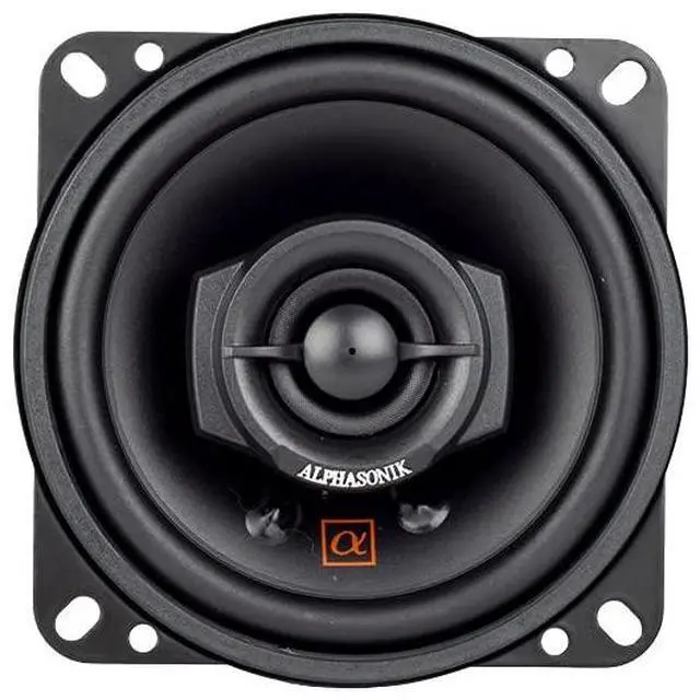 Alt view image 4 of 5 - Alphasonik 1 Pair of NS42 Neuron Series 4" (240 Watts Max for The Pair) 120 Watts Max Per Speaker 2-Way Full-Range Car Audio Speaker with PEI Dome Tweeter Polypropylene Cone Grilles Included