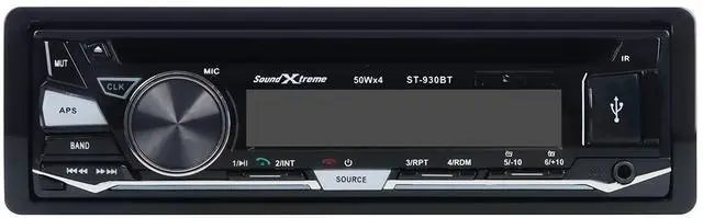 Alt view image 2 of 5 - SoundXtreme ST-930BT Single-DIN CD Car Stereo Bluetooth, USB SD & Aux Input CD / MP3 Car Audio Receiver Compatible with MP3/WMA/CD-R/RW/USB/SD/MMC Slot 4 Channels RCA Output