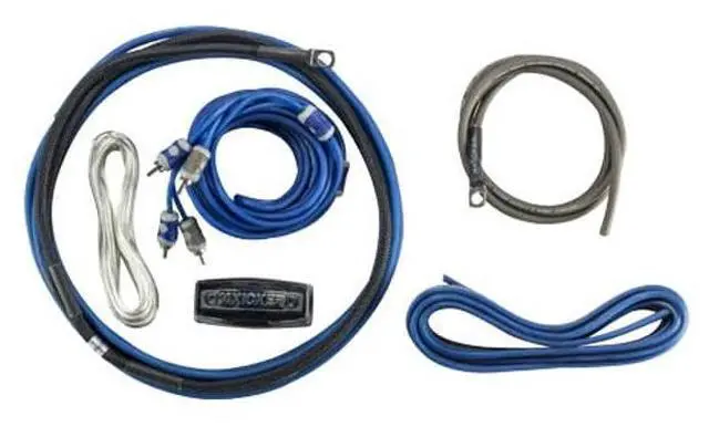 Alt view image 2 of 3 - KICKER 46CK8 8 AWG Complete Amplifier Installation Wire Kit