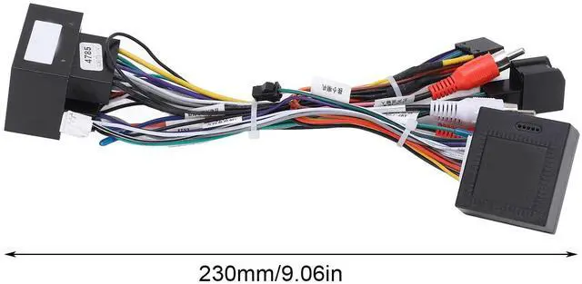 Alt view image 2 of 5 - Qiilu Audio Wiring Harness, Stereo Radio Wiring Harness Connector Adapter with CAN Bus Box 16Pin Replacement for Cruze