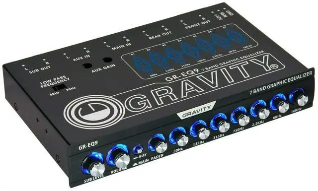 Main image of Gravity 7 Band Graphic Equalizer GR-EQ9