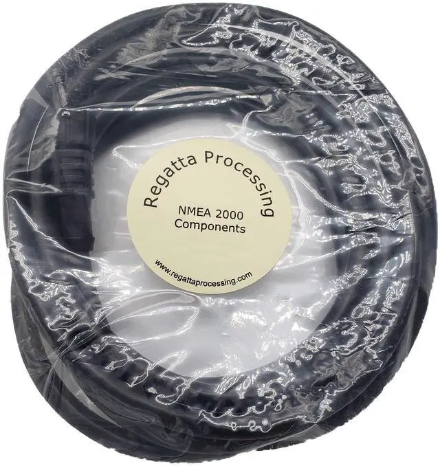 Alt view image 2 of 5 - Regatta Processing NMEA 2000 (N2K) 10 Meter (32ft 8 inches) Backbone, Drop or Extension Cable for Lowrance Simrad B&G Navico & Garmin Networks