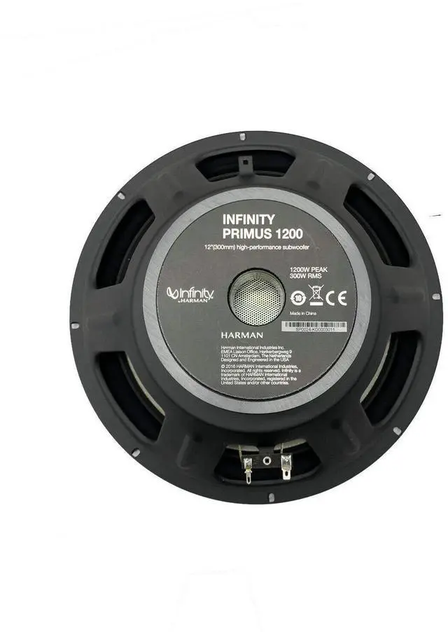Alt view image 4 of 5 - Infinity Primus 1200 12" Inch 2400W Car Audio Subwoofer High Performance Sub (Infinity Primus 1200=X1)