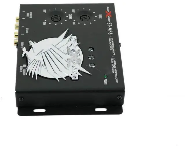 Alt view image 3 of 5 - SoundXtreme ST-AP6 1/2 Din Car Audio Digital Processor, 13.5V, Bass Maximizer & Sound Restoration w/Includes a Dash Mount Remote Control and Light Display, 10.4x2.3 x 8.6 inches