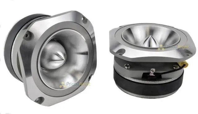 Alt view image 2 of 5 - Audiopipe 1 Pair Super Tweeter 4" 400 Watts Car Stereo Bullet Diamond Chrome ATR-4053