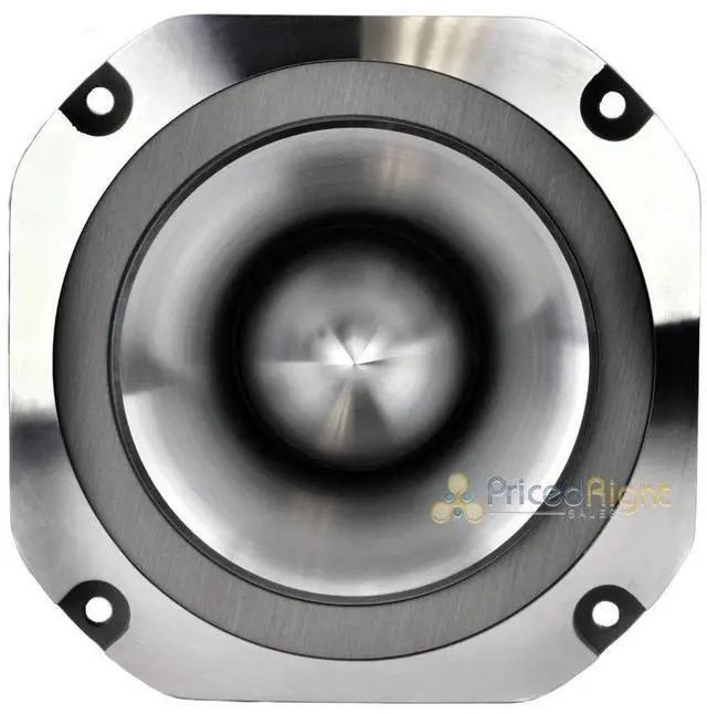 Alt view image 4 of 5 - Audiopipe 1 Pair Super Tweeter 4" 400 Watts Car Stereo Bullet Diamond Chrome ATR-4053