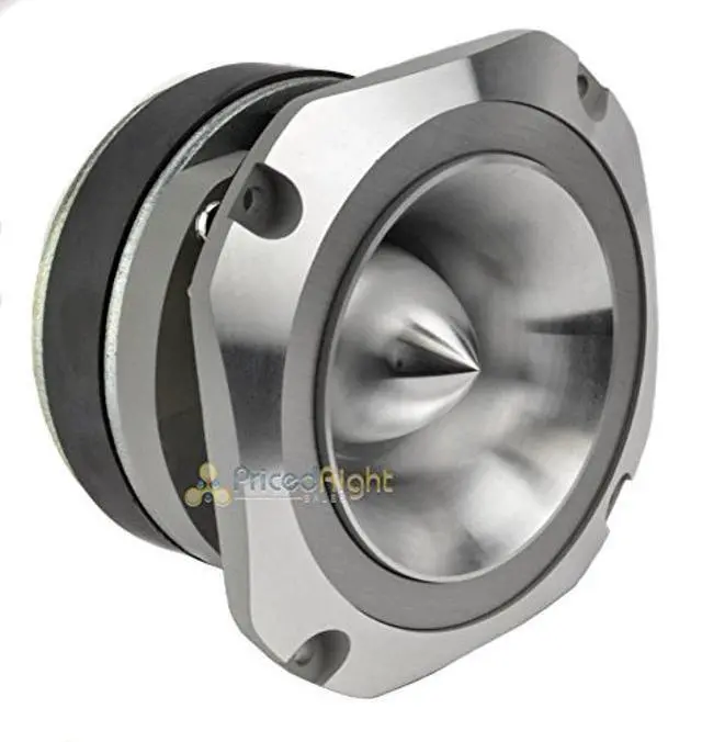 Alt view image 5 of 5 - Audiopipe 1 Pair Super Tweeter 4" 400 Watts Car Stereo Bullet Diamond Chrome ATR-4053
