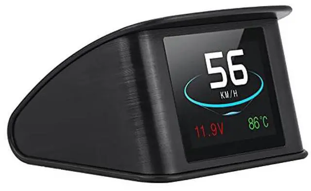 Main image of Heads Up Display, P10 Universal Car HUD OBD2 Speed Warning RPM Fuel Consumption Projector