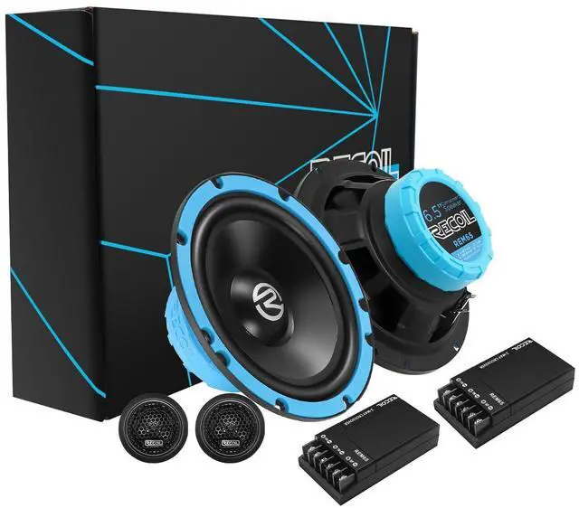 Alt view image 2 of 5 - RECOIL REM65 Echo Series 6.5-Inch Car Audio Component Speaker System