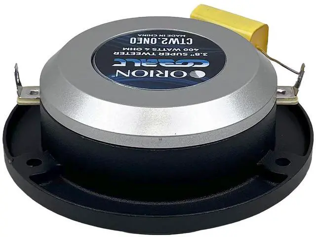 Alt view image 4 of 5 - ORION Cobalt Series CTW2.0NEO 3.8 Super Bullet Neodymium Tweeter | Aluminum Diaphragm, 1 Voice Coil, 100W RMS, 400W Max, Built-in Crossover - Pro Car Audio Tweeter (Pair)