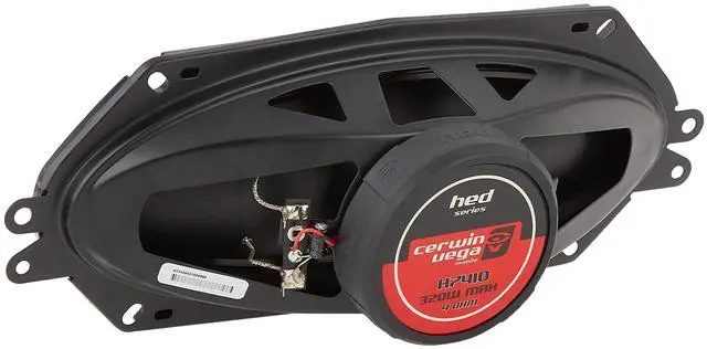 Alt view image 2 of 4 - Cerwin Vega HED Series 4"x10" 2-Way Coaxial Car Speakers (4, 50W RMS) Car Audio System (H7410)