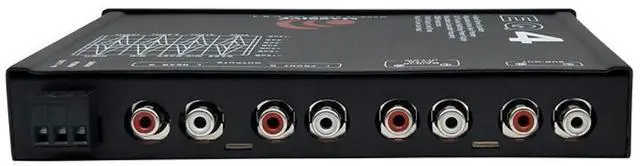 Alt view image 2 of 5 - Massive Audio EQ4 Car Equalizer with 4 Band Graphic Equalizer - AUX inputs - 8V Line Driver - 12dB Crossover