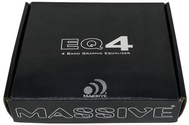 Alt view image 5 of 5 - Massive Audio EQ4 Car Equalizer with 4 Band Graphic Equalizer - AUX inputs - 8V Line Driver - 12dB Crossover