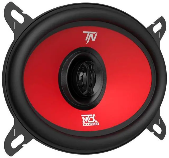 Alt view image 5 of 5 - MTX Terminator46 Durable 40 Watt RMS 4 x 6 Inch 2 Way Polypropylene Coaxial Car Speakers with Durable Steel Basket and Mylar Dome Tweeter