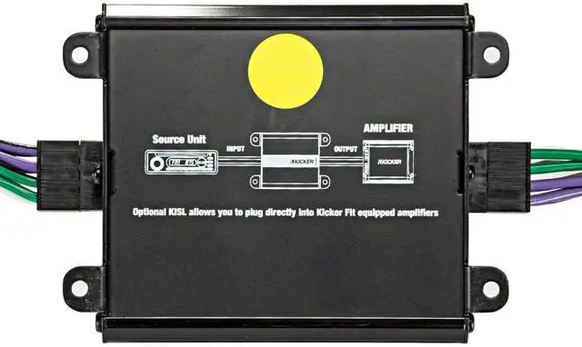Alt view image 5 of 5 - Kicker 46KISLOAD4 K-Series Smart-Radio Interface for Adding an aftermarket Full-Range Amplifier