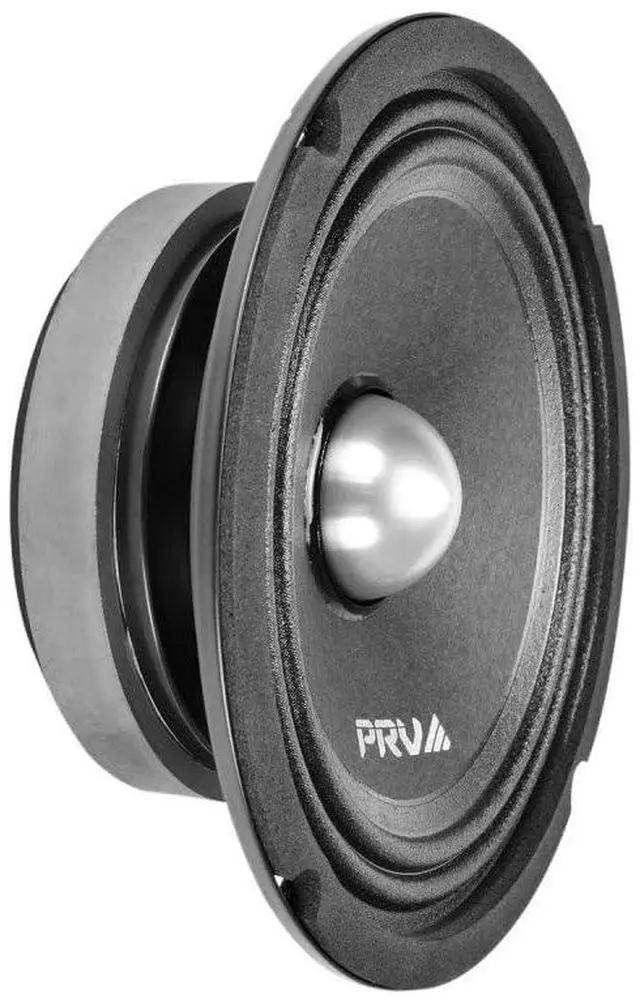 Alt view image 2 of 5 - PRV AUDIO 6.5 Inch Shallow Midrange Bullet Speaker 6MR250B-4 Slim, 250 Watts 4 Ohm Car Audio Slim Speaker, Compact for Doors (Single)