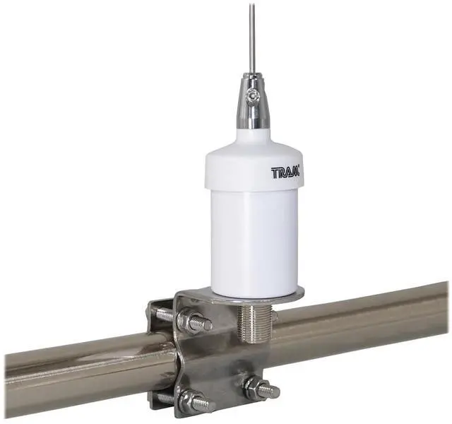 Alt view image 3 of 5 - Tram VHF Marine Antenna with Heavy Duty Stainless Steel L Bracket Covers All Marine-Band Frequencies, 6 dB Gain, 38" Tall 15 ft. Low-Loss RG58A/U Coax Cable with PL-259 Connector