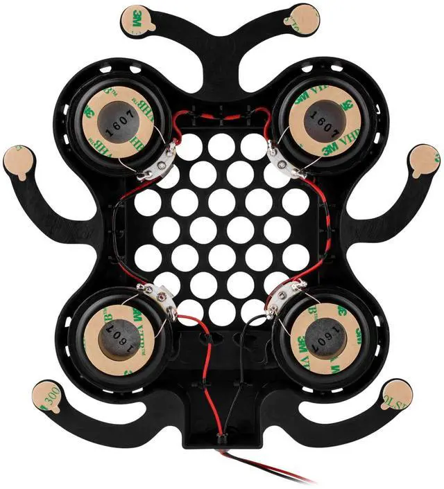 Alt view image 2 of 3 - Dayton Audio DAEX25X4-4 Bullfrog Vented Disc Spider 25mm x 4 Exciter with 320mm Cable 40W 8 Ohm