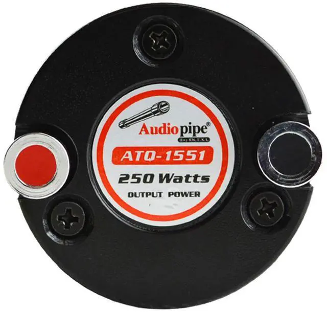 Alt view image 2 of 3 - Audiopipe ATQ1551 1 Aluminum Titanium Tweeter 200w Max 4ohm Sold Each