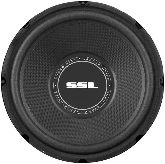Main image of Sound Storm Laboratories SS12 SS Series 12 Inch Car Audio Subwoofer - 800 Watts Max, Single 4 Ohm Voice Coil, Sold Individually, Hook Up to Amp