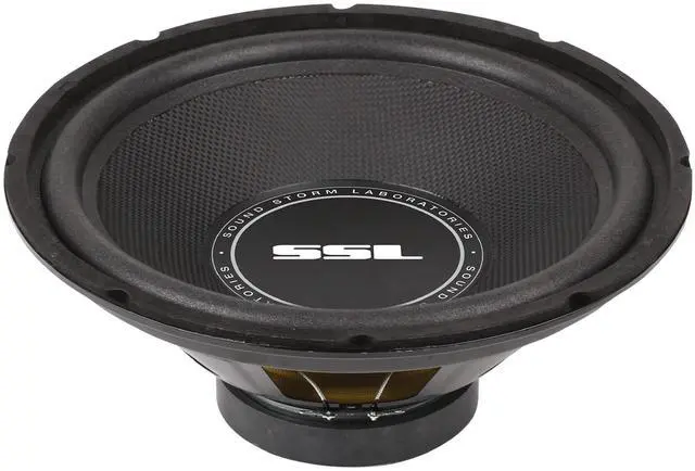 Alt view image 2 of 5 - Sound Storm Laboratories SS12 SS Series 12 Inch Car Audio Subwoofer - 800 Watts Max, Single 4 Ohm Voice Coil, Sold Individually, Hook Up to Amp