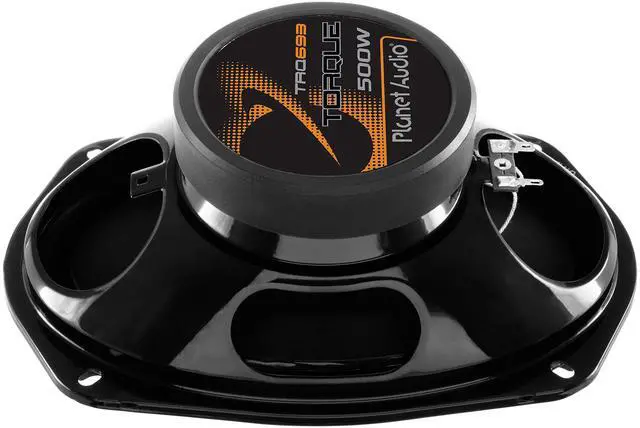 Alt view image 4 of 5 - Planet Audio TRQ693 Torque Series 6 x 9 Inch Car Door Speakers - 500 Watts Max (per Pair), Coaxial, 3 Way, Full Range, 4 Ohms, Bocinas para Carro
