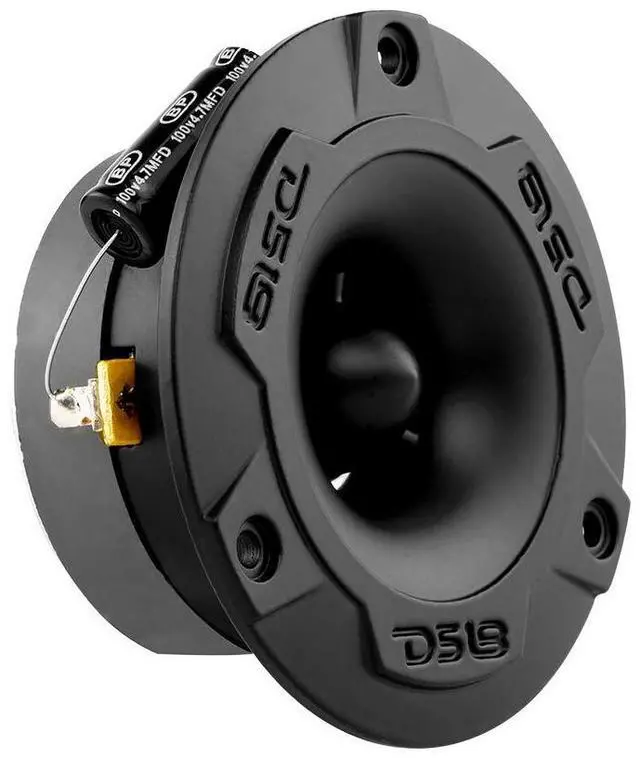 Alt view image 4 of 5 - DS18 PRO-TWX1/BK 3.8" Aluminum Super Bullet Tweeter, 240W Max, 1" Aluminum 4-Ohms Voice Coil, Built in Crossover - PRO Tweeters are The Best in The Pro Audio and Voceteo Market (2 Speakers Included)