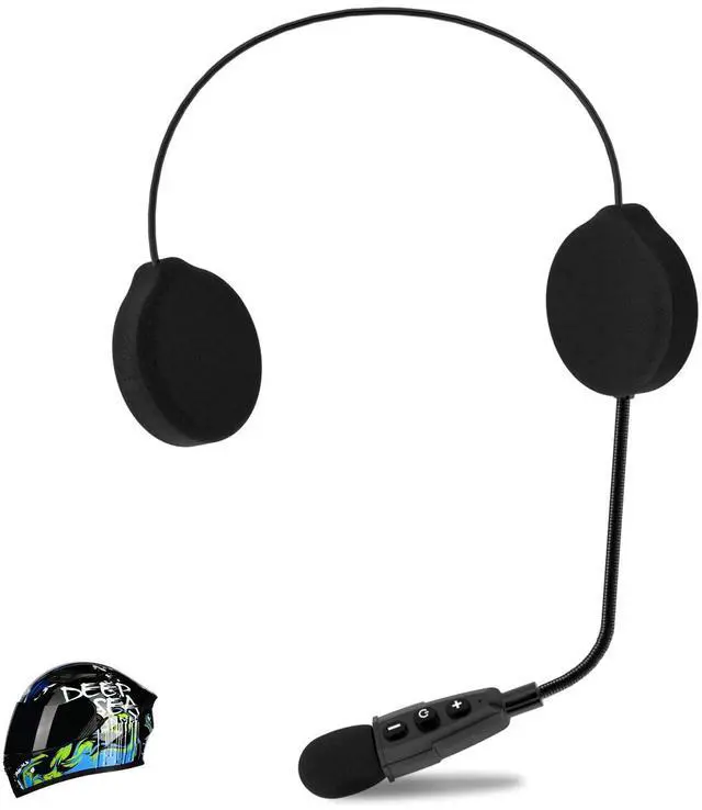 Main image of EJEAS E1+ Motorcycle Helmet Bluetooth Headset, Bluetooth 5.1 Helmet Speaker with Auto Answering Call and Noise Reduction Function, Motorcycle Helmet Headphone Can Connect 2 Mobile Phones