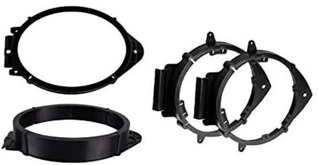 Main image of 6x9" Front + 6" 6.5" 6.75" Rear Car Speaker Install Adapter Mount Bracket Plates -Made for Chevrolet: 2015-2022 Tahoe;; Made for GMC: 2015-2022 Canyon, 2015-2022 Yukon + More