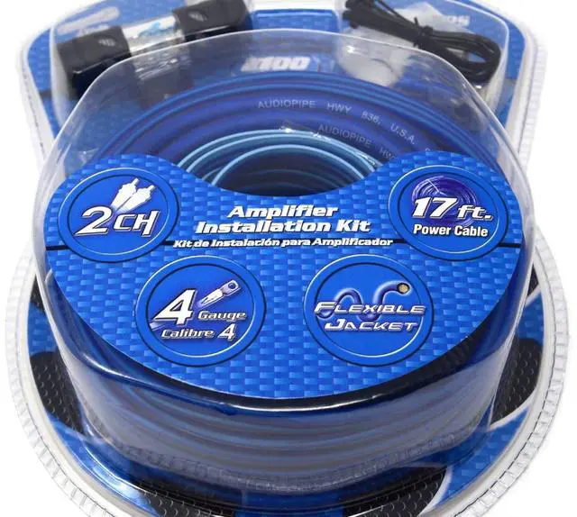 Alt view image 2 of 3 - 4 Gauge Platinum Series Amplifier Installation Kit - Complete 2100 Watt Car Audio Systems