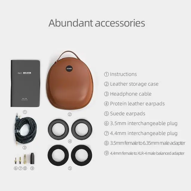 Alt view image 4 of 5 - FIIO FT3 Dynamic High-Res Over-Ear Headphones