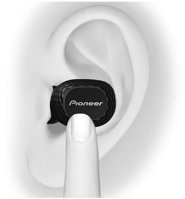 Alt view image 4 of 4 - Pioneer Truly Wireless in-Ear Headphones, Black, SE-C8TW(B)