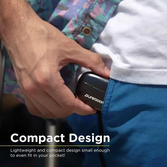 Alt view image 4 of 5 - PureGear PureBoom Wireless Earbuds for Enhanced Sound, Touch Control Stereo Headphones in Ear Built-in Mic for iPhone/Android Phones/TV/Laptops, More Devices