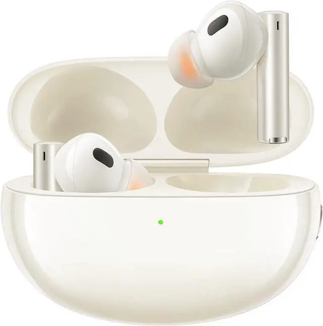 Alt view image 2 of 4 - realme Buds Air 5 Pro True Wireless Earphone 50dB Active Noise Cancelling LDAC Bluetooth 5.3 Wireless Headphone - (White), RMA2021