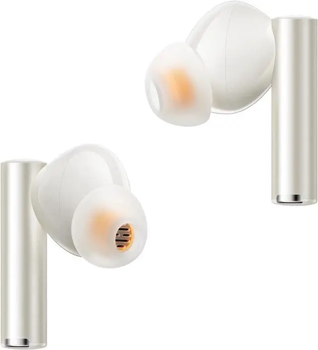 Alt view image 4 of 4 - realme Buds Air 5 Pro True Wireless Earphone 50dB Active Noise Cancelling LDAC Bluetooth 5.3 Wireless Headphone - (White), RMA2021