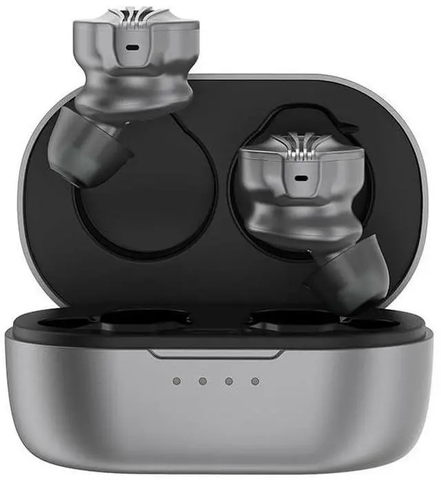 Alt view image 2 of 5 - FiiO FW3 True Wireless Earbud, Bluetooth 5.2 LDAC/aptX Adaptive, 10mm Drivers with Big Bass, App for Custom EQ, 21H Playtime (Grey)